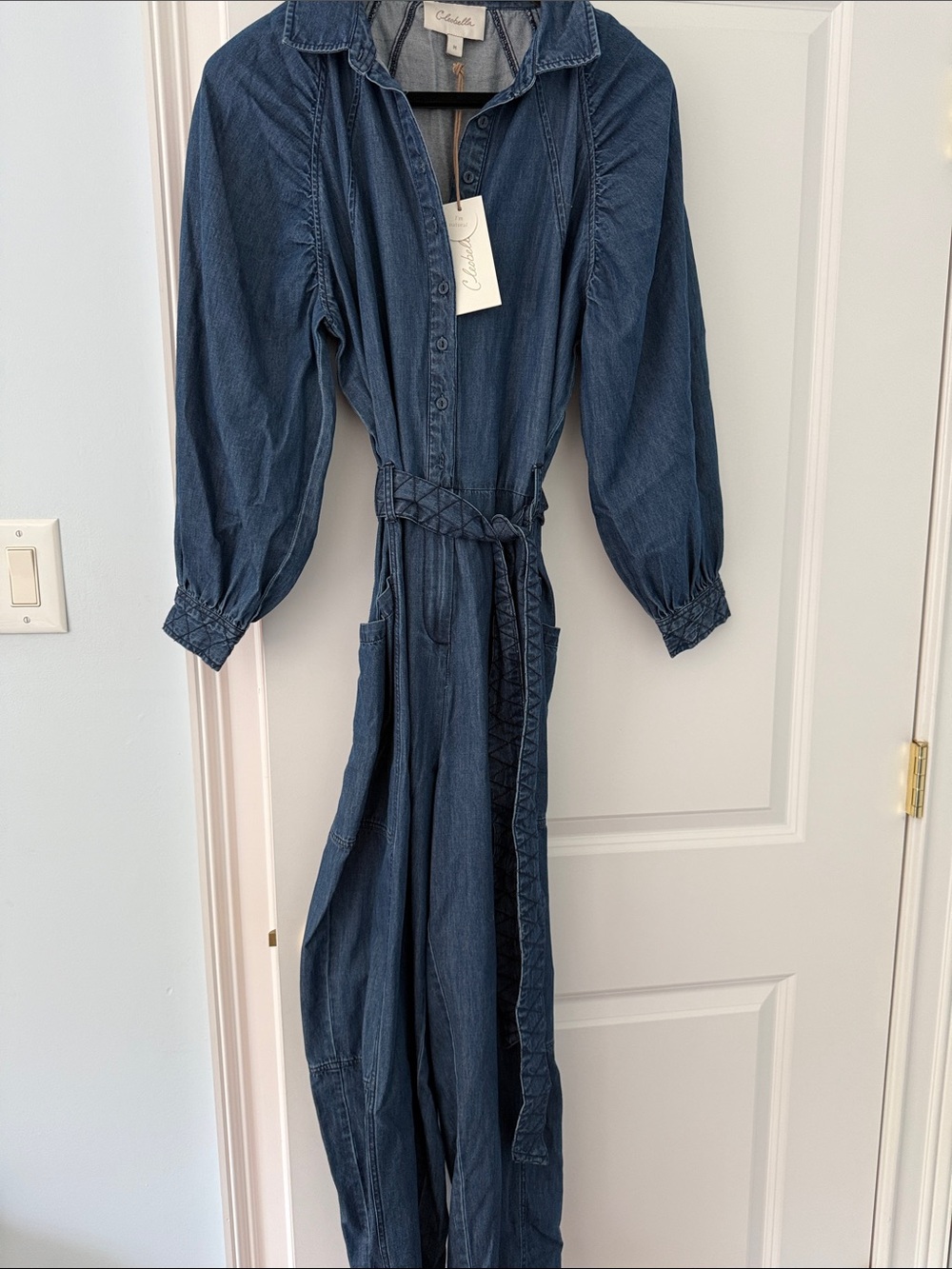 Cleobella Haisley denim jumpsuit